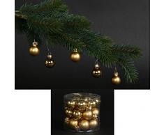 24 Stück Glas-Kugeln Ø 2,5 cm Weinachtskugeln Baumkugeln