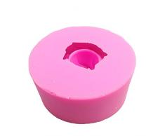 WYNYX DIY große Rosenform Kerze handgemachte Silikonform Schokoladenkuchenform