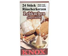 Knox Räucherkerzen, 24 Stück (Lebkuchen)