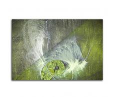 Feng shui Kunstdruck Abstrakt439_60x80cm LeinLeinwandbild XXL Yin Yan Energie Störung Verlust fertig auf Keilrahmen großes Leinwandbild