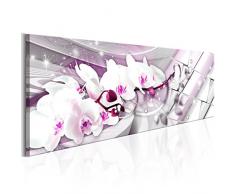 murando - Acrylglasbild Abstrakt 120x40 cm - Glasbilder - Wandbilder XXL - Wandbild - Bilder - Orchidee Blumen b-B-0144-k-d