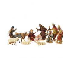 MAROLIN Krippenfiguren Set 12 Figuren, zu 9cm Fig. (Kunststoff)