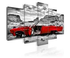 Bilder 200x100 cm - XXL Format - Fertig Aufgespannt – TOP - Vlies Leinwand - 5 Teilig - Wand Bild - Kunstdruck - Wandbild - Auto 051380 200x100 cm B&D XXL