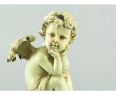 Dekofigur mit Solarlicht LED Solar Gartenleuchte Engel sitzend Dekoration Geschenk