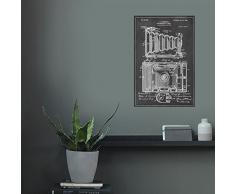 artboxONE Poster 30x20 cm Retro Retro Fotoapparat patent hochwertiger Design Kunstdruck - Bild Retro von Artkuu