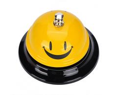 Souarts Tischglocke Anruf Bell für Restaurant Küche Hotel Haustier Handglocke Tischklingel