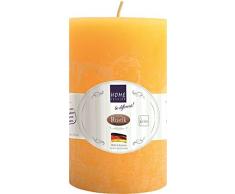 Kerze Stumpen Rustik yellow - gelb Ø 6cm, Höhe 10cm