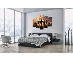 Bild auf Leinwand - Leinwandbilder - fünf Teile - Breite: 150cm, Höhe: 100cm - Bildnummer 2962 - fünfteilig - mehrteilig - zum Aufhängen bereit - Bilder - Kunstdruck - EA150x100-2962
