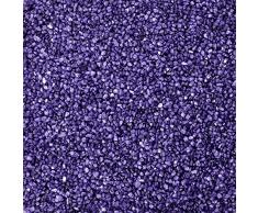 1 kg Perlkies, farbige Dekosteine, Körnung 1,2 - 1,8 mm (violett)