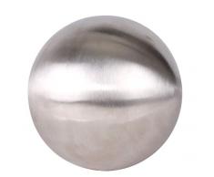 Spetebo Dekokugel Edelstahl matt gebürstet - 30 cm - Schwimmkugel Kugel Edelstahlkugel Gartenkugel