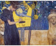 1art1 60525 Gustav Klimt - Die Musik, 1895 Poster Kunstdruck 50 x 40 cm