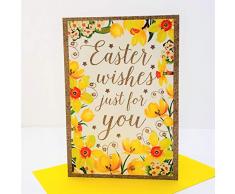 Nigel Quiney Ostergrußkarten, Motiv Narzissen, Frühlingsblumen, 5 Stück