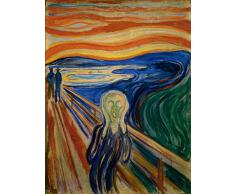 Artland Qualitätsbilder I Poster Kunstdruck Bilder 30 x 40 cm Menschen Mann Malerei Rot D3AW der Schrei 1893