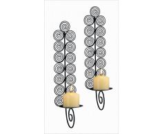 Gravidus 2er Set Kerzenwandhalter Kerzenhalter Deko