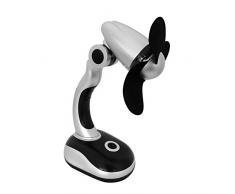 Eaxus 58630 Schreibtisch Ventilator Mini Desk Fan, leistungsstark, Kühlfunktion