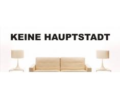 Wandtattoo w1195 Mehrfarbige Wandschrift mit Sehenswürdigkeiten und Stadtnamen - Aufkleber - Dekoration - Stadt Kiene Hauptstadt 80x5