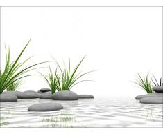 Artland Qualitätsbilder I Wandtattoo Wandsticker Wandaufkleber 80 x 60 cm Wellness Zen Stein Foto Natur D3BF 3 D Steine
