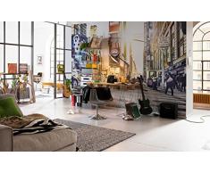Komar - Vlies Fototapete TIMES SQUARE - 368 x 248 cm - Tapete, Wand, Dekoration, Wandbelag, Wandbild, Wanddeko, New York, Beleuchtet - XXL4-008