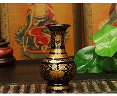 Keramikvase für Buddha, große Halle für Buddha, Vase für Lotus, Buddha mit Reichtum, Bambusvase, Guanyin-Flasche