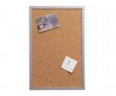 Korkpinntafel mit silberfarbenem Rahmen, verschiedene Größen (60 x 40 cm)