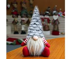 Balock Weihnachten Deko Wichtel,Süße Weihnachten Wichtel Santa Dolls,Schwedischen Weihnachtsmann Gnom Figuren Urlaub Dekoration,für Home Schaufenster Kinder Geburtstag Geschenke (Rot)