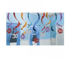 15 er SET Hängedeko 30.Geburtstag Girlanden Deko Party