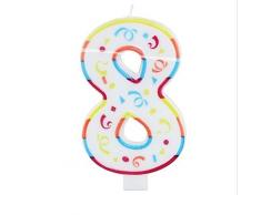 Folat Große Kuchenkerze 8