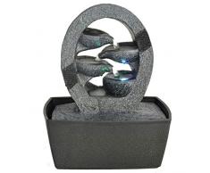 Innenbrunnen Zimmerbrunnen Wasserfall LED Beleuchtung Farbwechselnd