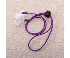 BESTONZON 5er Serviette Clip Bib Kette Flexible Lanyard Serviettenhalter Lanyard Umhängeband für ältere Menschen/Erwachsene/Baby