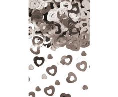 Folat 15g Tischkonfetti Herz Silber Hochzeit