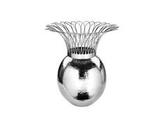 Fink - Tropic - Vase - Metall/vernickelt - Ø 45 x H: 46cm