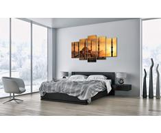 Bild auf Leinwand - Leinwandbilder - fünf Teile - Breite: 160cm, Höhe: 85cm - Bildnummer 2846 - fünfteilig - mehrteilig - zum Aufhängen bereit - Bilder - Kunstdruck - EA160x85-2846
