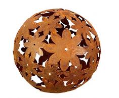 Bornhöft Edelrostkugel Kugel Metall Eisen Rost rostige Dekokugel Gartenkugel (40cm)