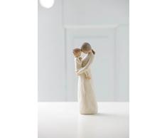 Willow Tree 26073 Figur Zärtlichkeit, Natur, Holz, 3,8 x 3,8 x 20,3 cm