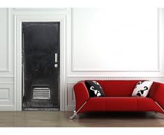 Türtapete selbstklebend TürPoster - ALTE STAHL TÜR - Fototapete Türfolie Poster Tapete