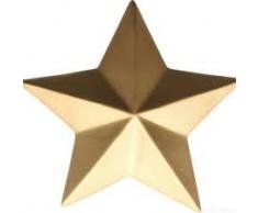 ASA DEKO Deko-Stern, Gold D. 7,6 cm, H. 3 cm