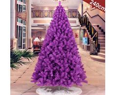 YGCLTREE Weihnachtsbaum künstlich mit Christbaum Ständer (4 Größen wählbar) Regenschirm Klapp-System und Christbaumständer aus Metall,240cm