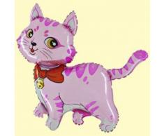 Folienballon Katze Pink Folienballons