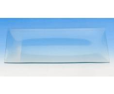 Glorex Glasteller, Glas, Transparent, 34 x 16.5 x 1 cm