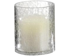 Greemotion 622005 Glaswindlicht zylindrisch mit LED Kerze 10 x 12 cm