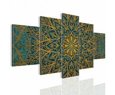 Bild 200 x 100 cm Bilder !!! SENSATIONSPREIS !!! Wandbild auf Vlies Leinwand XXL Kunstdrucke Abstrakt Wandbild Kunstdrucke !!! 100% MADE IN GERMANY !!! Mandala Ornament 107451b