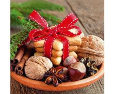 Weihnachts Lunchservietten Weihnachtsteller - 33 x 33 cm