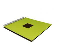 Goldbuch Spiralalbum grün 34x30 40 schwarze Seiten 25976