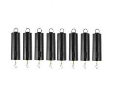 FLAMEER 8pcs Batteriemotor schwarz Drehmotor Motor für Spiegelkugel/Spiegelball, rotierend mit Windspiel zusammen