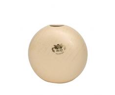 HEJO Design Keramik Kugelvase Champagner 12 x 7 x 12 cm