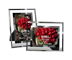 UMI. Essentials Bilderrahmen 10 x 15 cm aus Glas 2er Set
