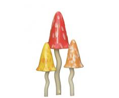 Bosmere Keramikfigur für den Garten, Rasen-Dekoration, 3 Stück