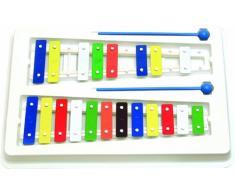 Goldon - Metallophon 20 bunte Klangplatten c - g, chromatisch, im Geschenkkarton