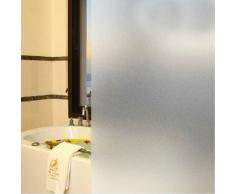 DODOING 60x100cm Fensterfolie Sichtschutzfolie Milchglasfolie Window Film