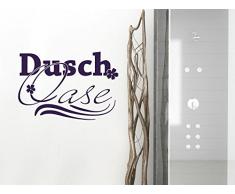 GRAZDesign Wandbild WC Bad verschönern Dusch Oase - Badezimmer Tattoos Duschaufkleber für Glas/Wand/Fliesen - Wandtattoo Bad für Duschbereich / 44x30cm / 650223_30_073